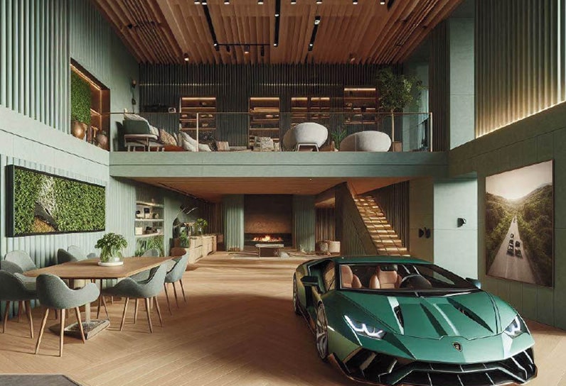 lamborghini being stored in Naples Auto Vault