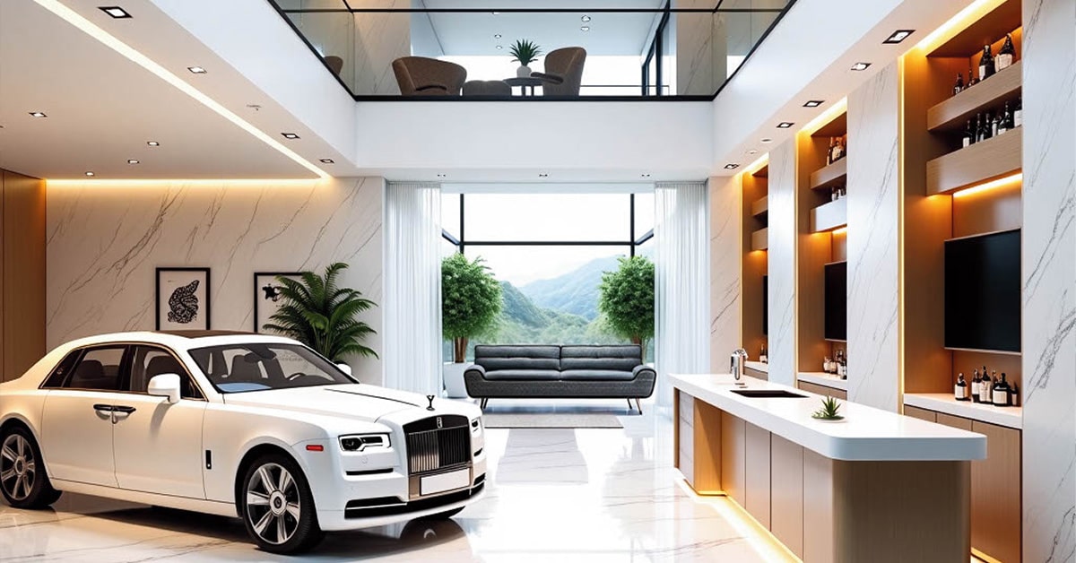 Clive Daniel Interiors Rolls Royce at Naples Auto Vault