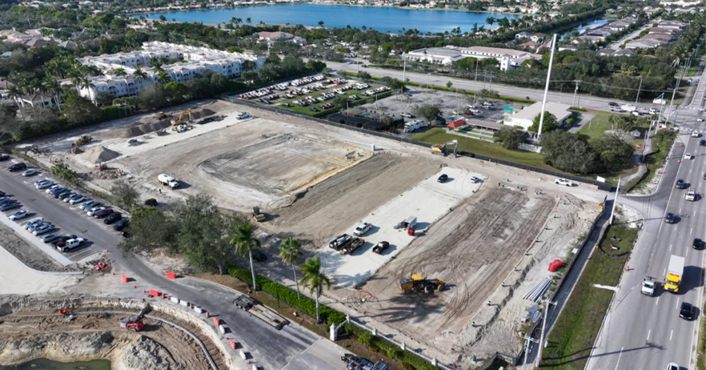 Interior or aerial view related to Naples construction progress early ownership